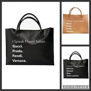 Brand New Black and Tan Designer Tote Bag
$30.00 each
